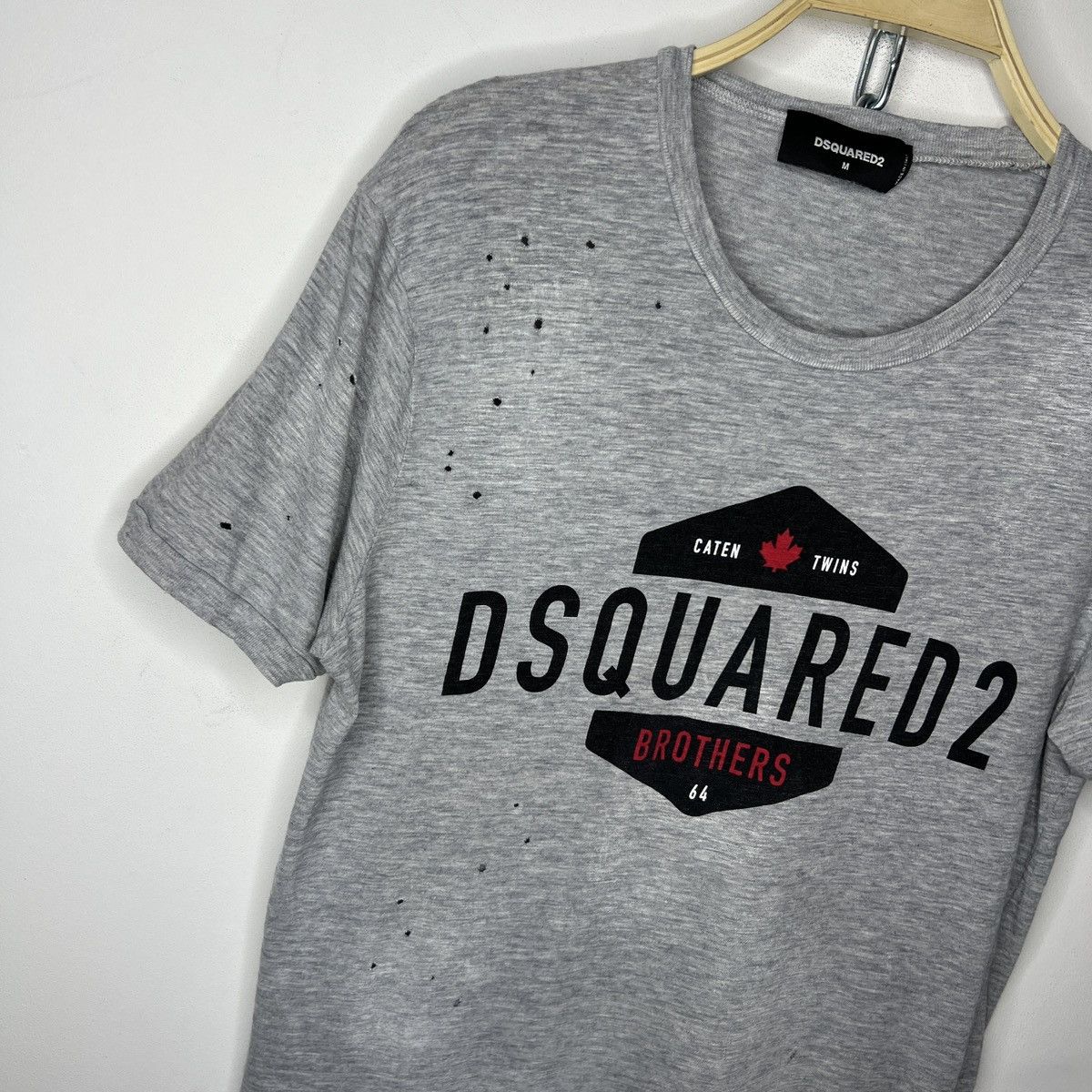 Dsquared2 Dsqured2 Dsquared Distressed Big logo T-shirt size M Size US M / EU 48-50 / 2 - 3 Thumbnail