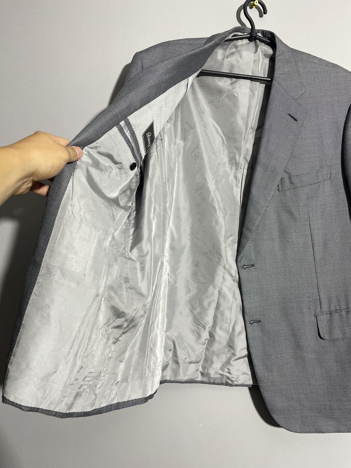 Brioni Brioni Parlamento Grey Blazer size 27(s) Size 48L - 9 Thumbnail