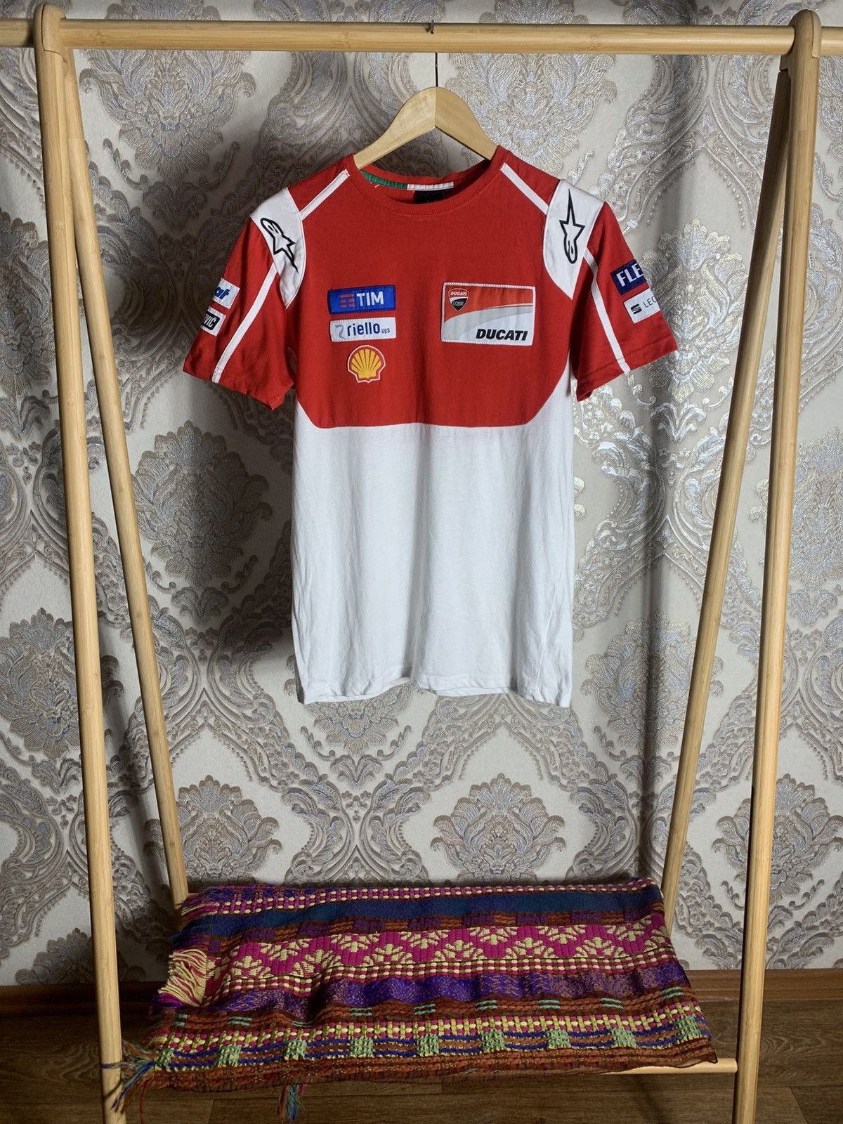 NASCAR VINTAGE ALPINESTARS DUCATI MOTORCYCLE T-SHIRT RACING Y2K 90s Size US M / EU 48-50 / 2 - 1 Thumbnail
