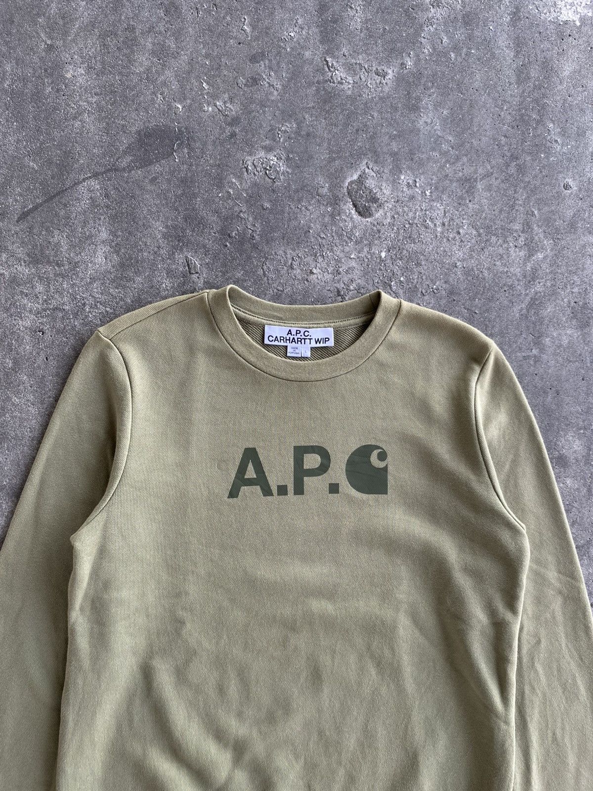 A.P.C. × Carhartt × Carhartt Wip APC X Carhatt Crewneck Size US L / EU 52-54 / 3 - 2 Thumbnail