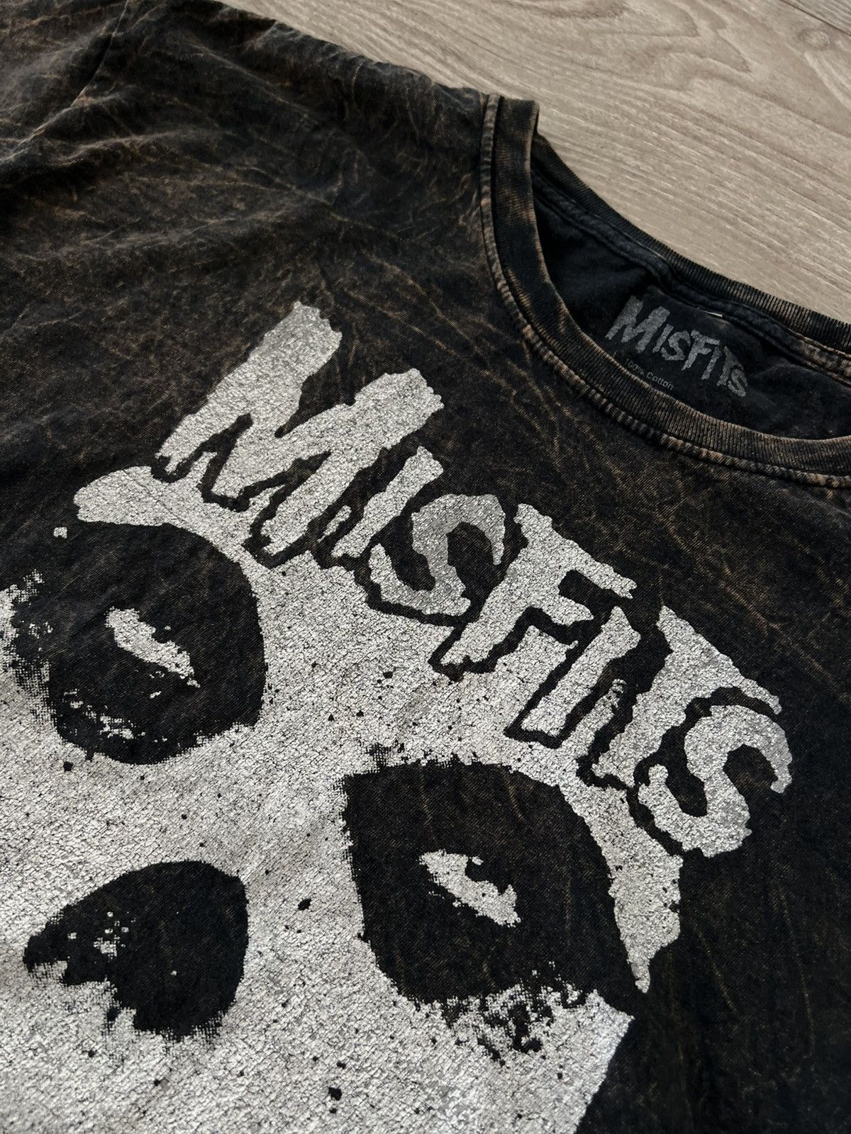 Misfits Abstract Pattern Misfits Big Logo Vintage Merch Tee Size US L / EU 52-54 / 3 - 11 Thumbnail