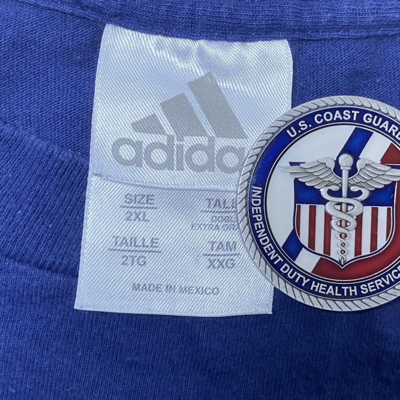 Adidas Vintage Adidas Navy Blue Soccer Tee Size 2XL Size US XXL / EU 58 / 5 - 3 Thumbnail