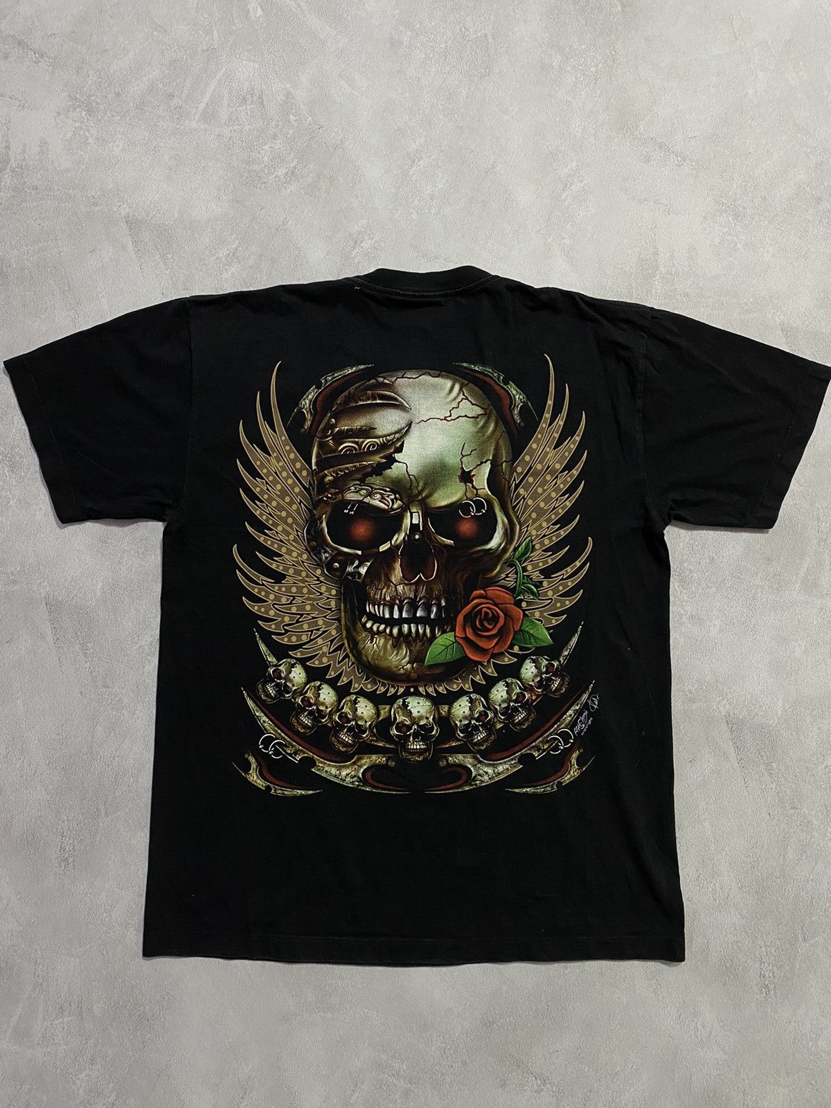 Band Tees × Vintage Vintage Rock 3D T-Shirt Band Tee Oversized METALIC Size US L / EU 52-54 / 3 - 3 Thumbnail