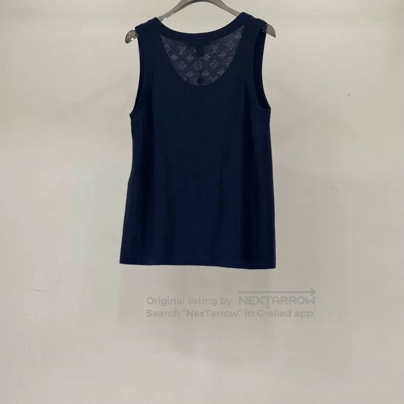 Louis Vuitton Louis Vuitton 25 Tibetan blue full-print mulberry silk sli Size S / US 4 / IT 40 - 2 Thumbnail