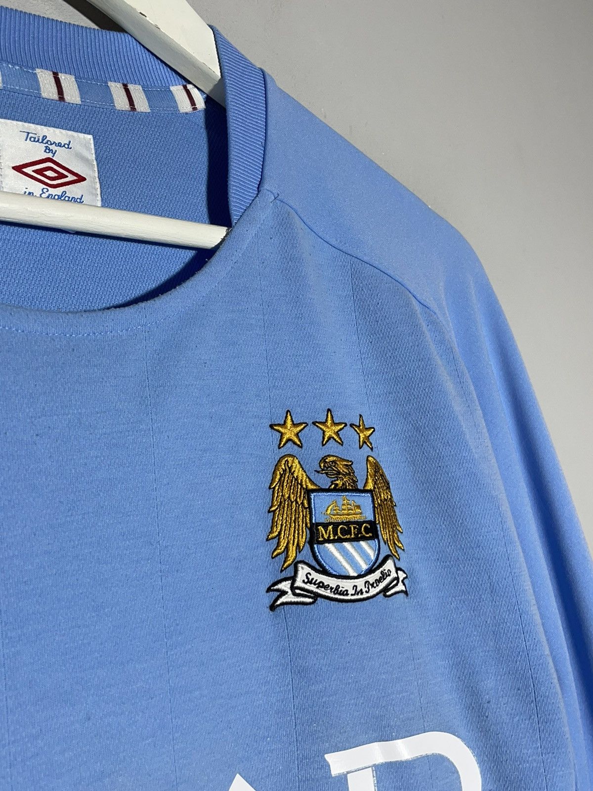 Umbro × Vintage #21 David Silva Manchester City Umbro 2010/11 Long Sleeve Size US M / EU 48-50 / 2 - 4 Thumbnail