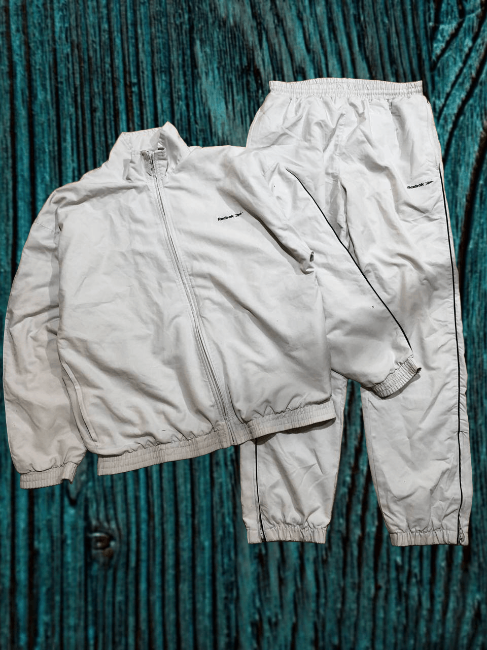 Reebok Reebok Vintage 90’s Nylon Track Suit Jacket And Pants Size US 32 / EU 48 - 1 Thumbnail