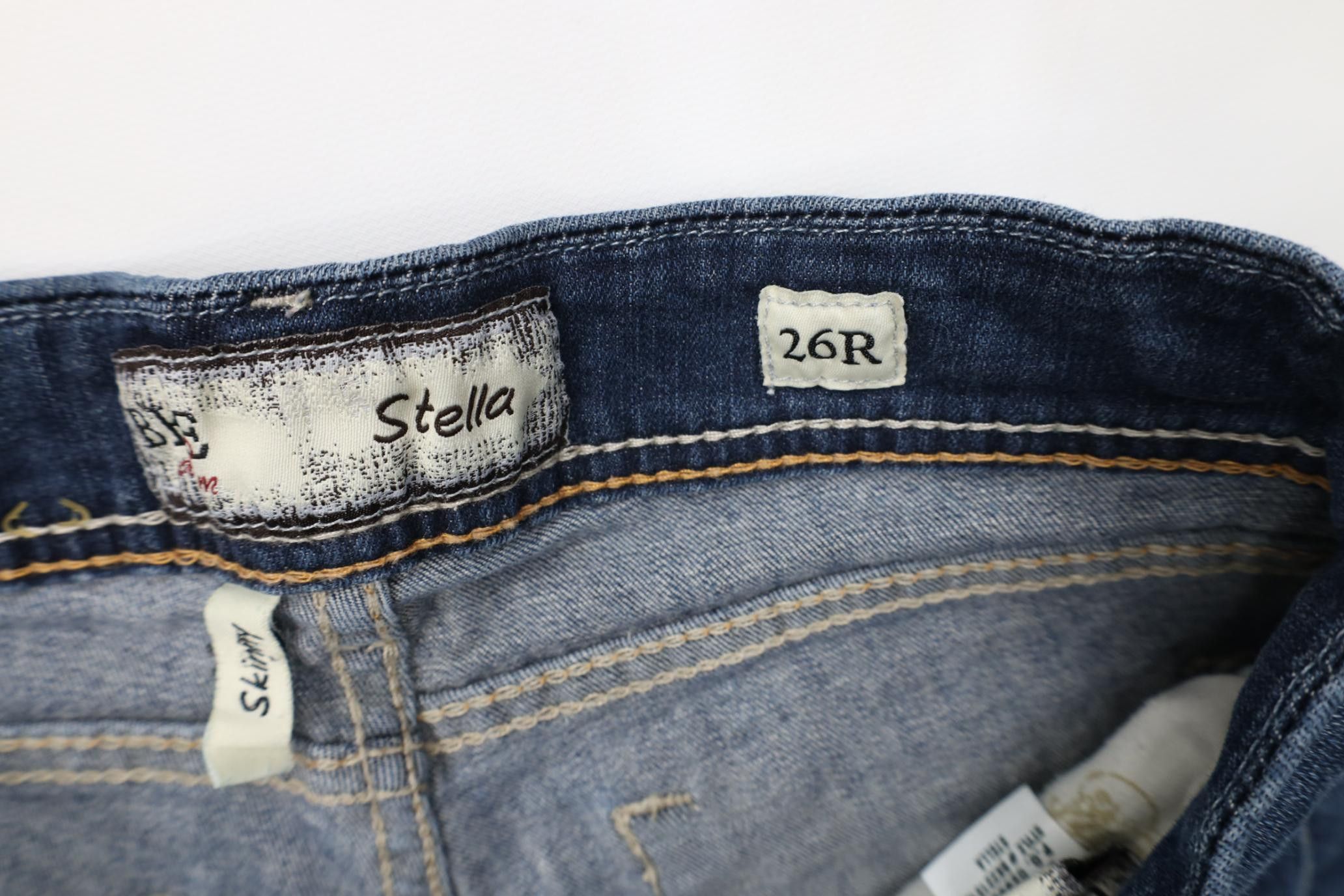 Vintage Buckle BKE Stitch Stella Stretch Skinny Leg Denim Jeans Size 26" / US 2 / IT 38 - 7 Thumbnail