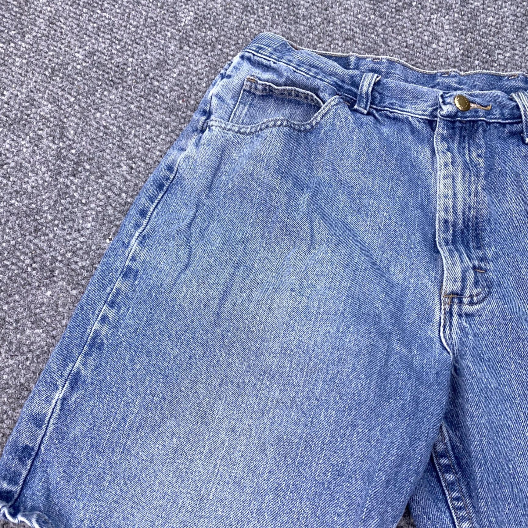 Wrangler VINTAGE Wrangler Shorts Mens 34 Blue Denim Relaxed Fit Bermuda 606WIMS Mens Size US 34 / EU 50 - 3 Thumbnail
