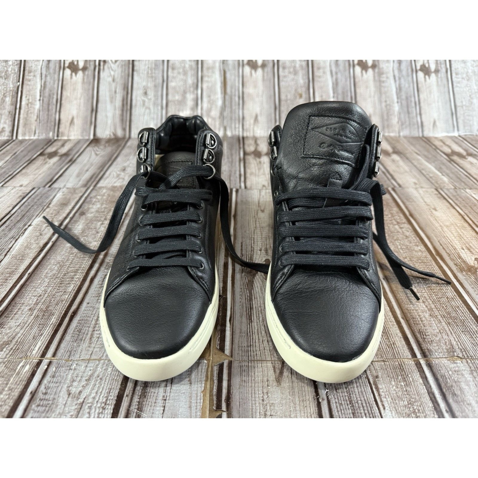 Rag & Bone Rag & Bone Kent High Top Leather Sneakers Size 37.5 US 7.5 Size US 7.5 / IT 37.5 - 9 Thumbnail