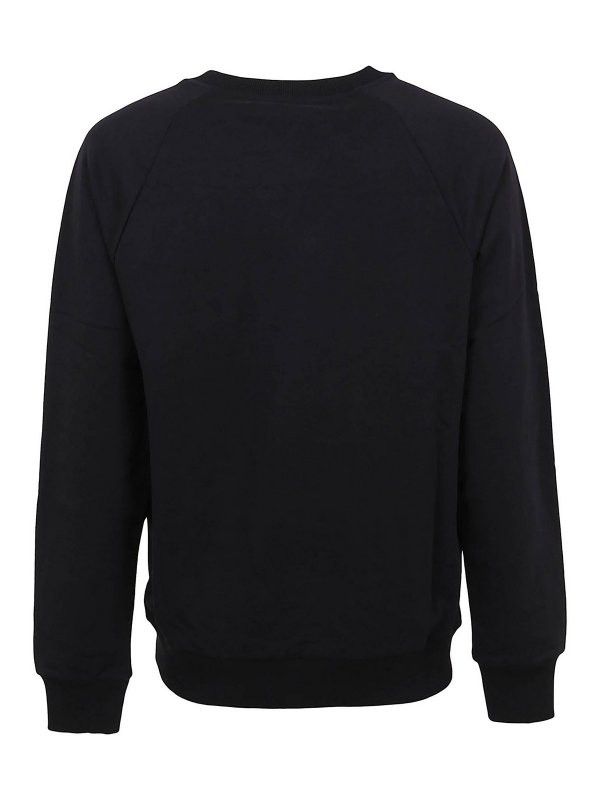 Balmain o1s1wg110925 Logo Print Sweatshirt in Black Size US XL / EU 56 / 4 - 2 Thumbnail