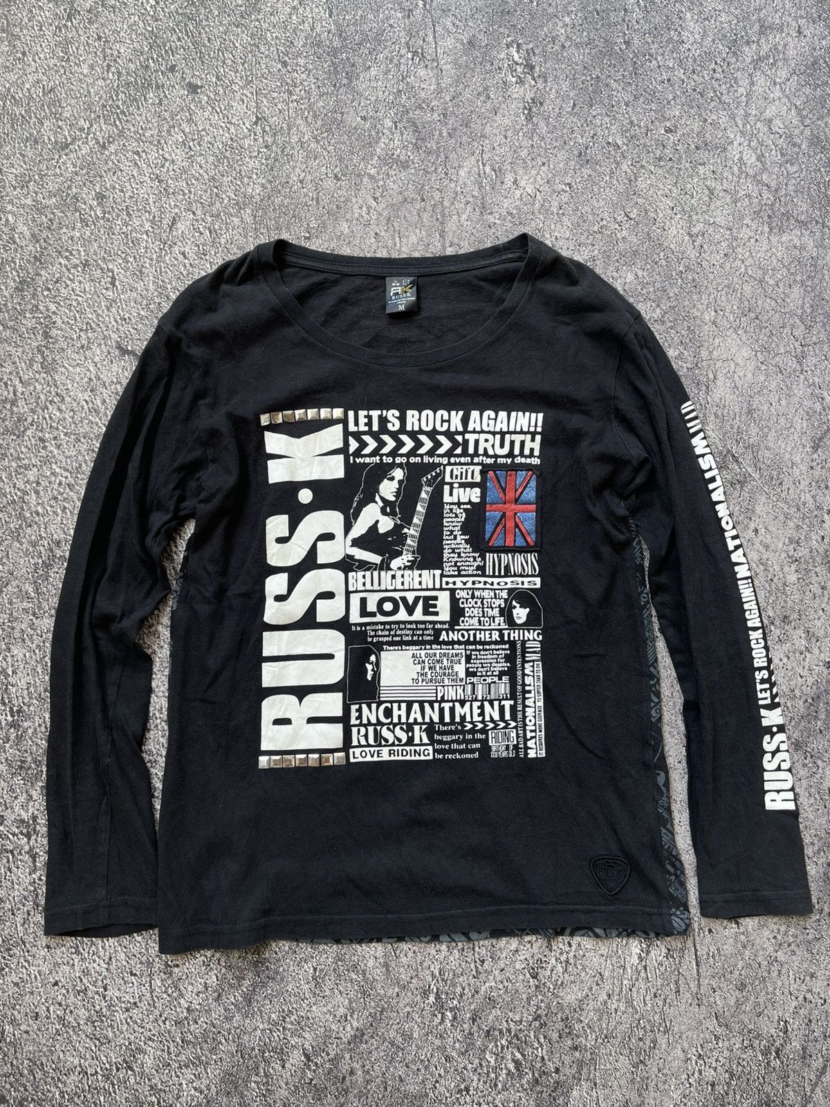 Japanese Brand Y2k Russ-k ifsixwasnine poem longsleeve Size US M / EU 48-50 / 2 - 1 Thumbnail