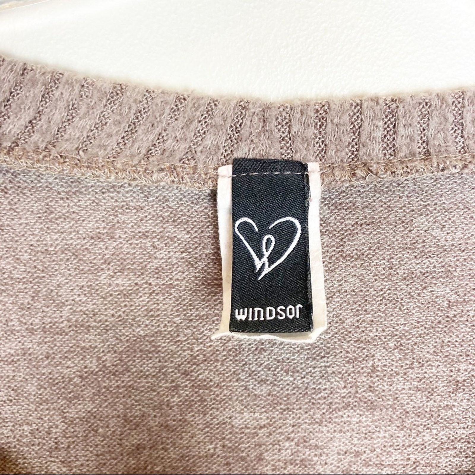 Other Windsor Brown V Neck Long Sleeve Sweater Sz S Size S / US 4 / IT 40 - 2 Thumbnail