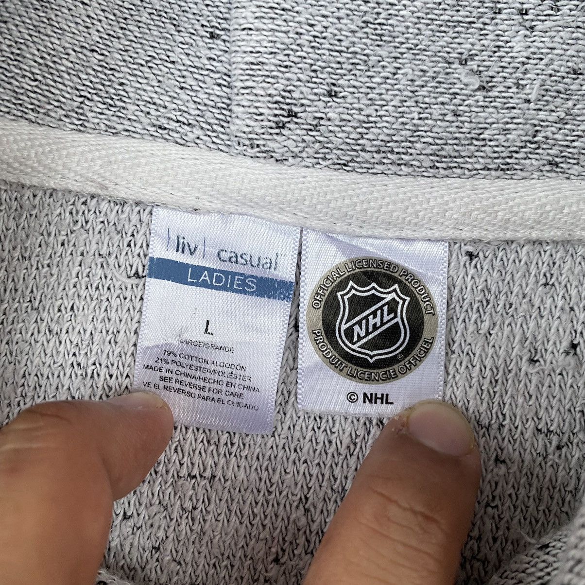 NHL Vintage Y2K L.A Kings NHL Gray Knitted Sweater. #E7 Size L / US 10 / IT 46 - 5 Thumbnail