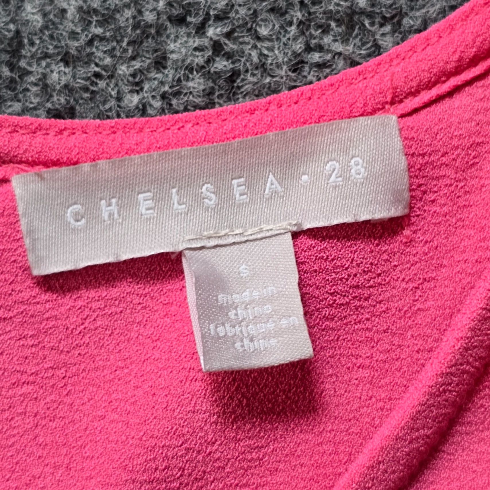 Pinko Chelsea 28 Dress Womens Size Small Pink Shift Short Sleeve Minimalist Capsule Dress Size 28" / US 6 / IT 42 - 3 Thumbnail