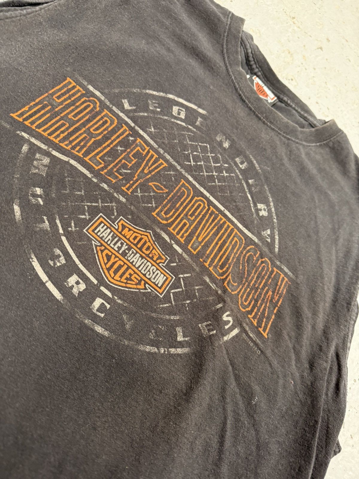 Vintage Vintage Harley Davidson Cutoff Tee Size US L / EU 52-54 / 3 - 2 Thumbnail