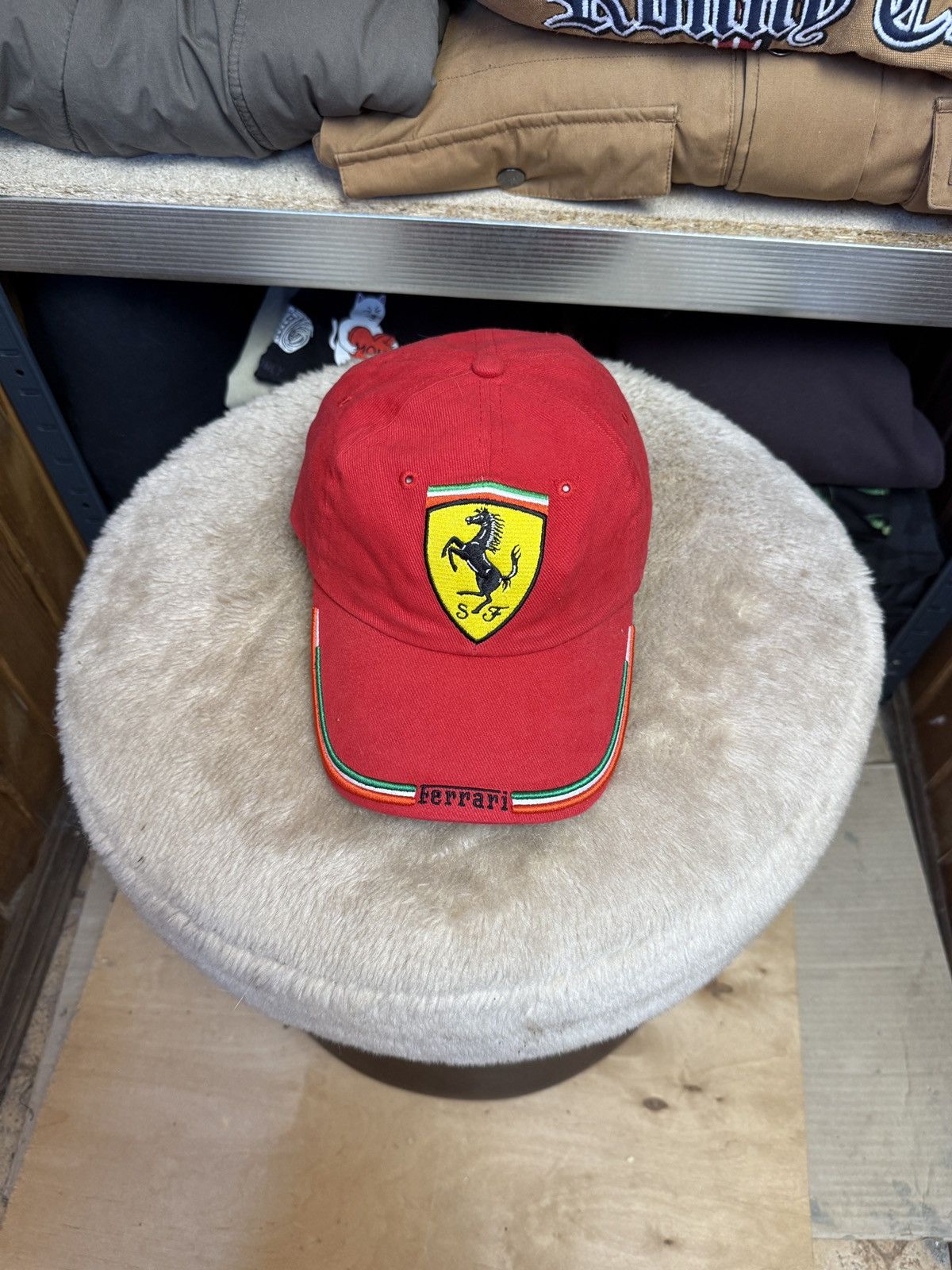 Ferrari Ferrari Cap 1999 Embroidered logo Official Merchandise Size ONE SIZE - 3 Thumbnail