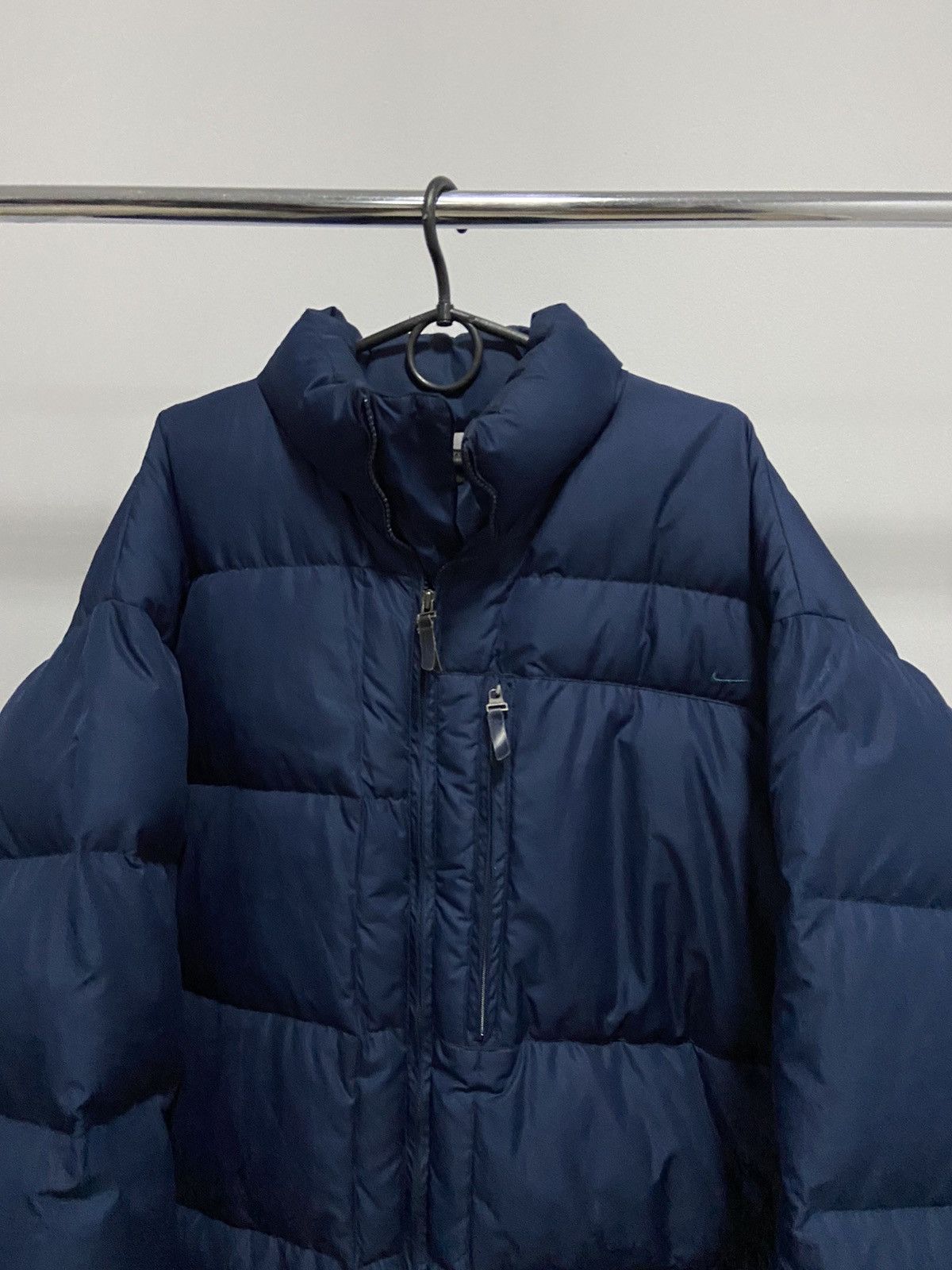 Nike × Vintage Nike Puffer Jacket small Logo Vintage Swoosh Size US XL / EU 56 / 4 - 2 Thumbnail