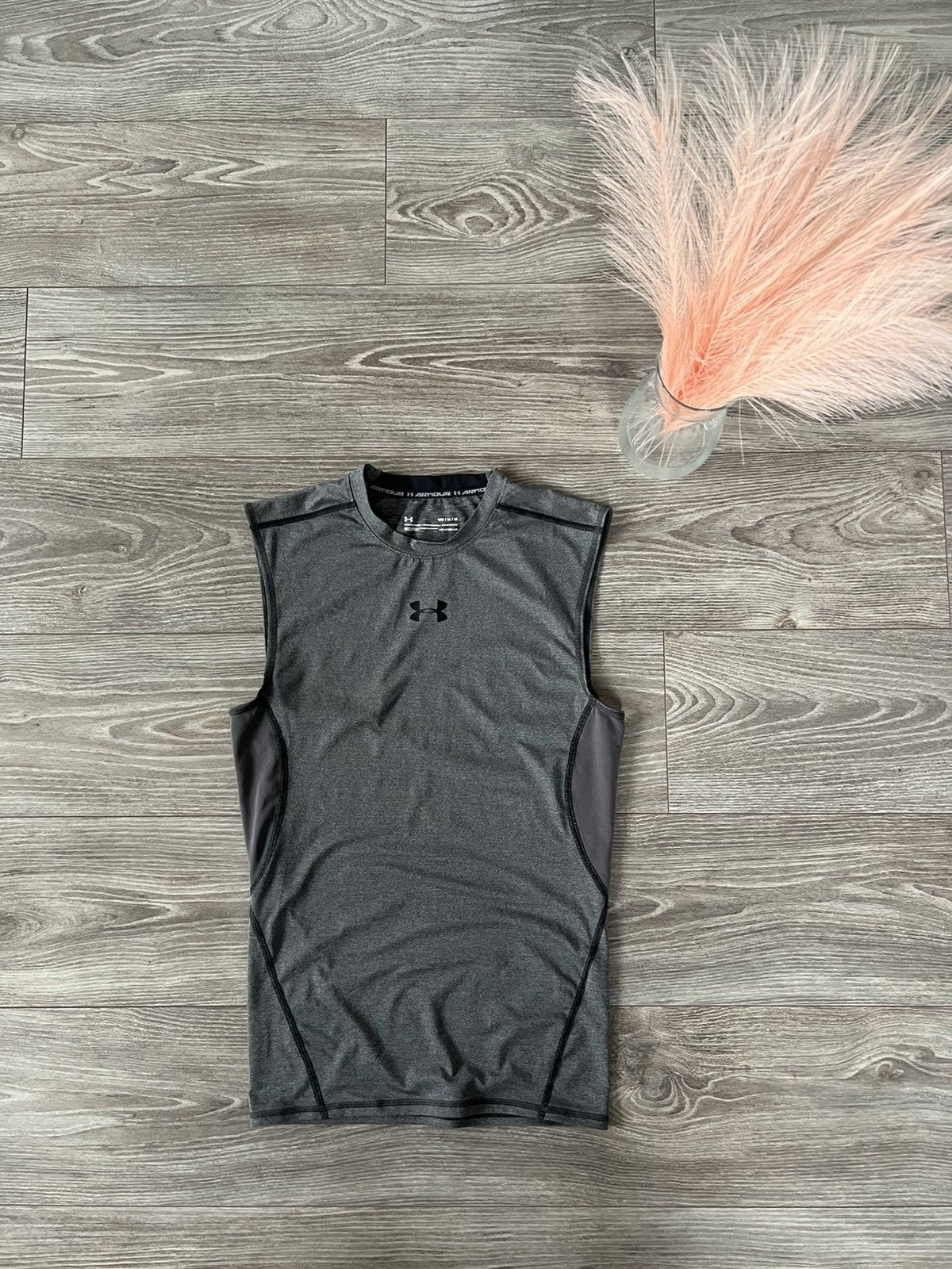 Other × Under Armour Under Armour Central Logo Onix Compression Heatgear Tee Size US M / EU 48-50 / 2 - 2 Thumbnail