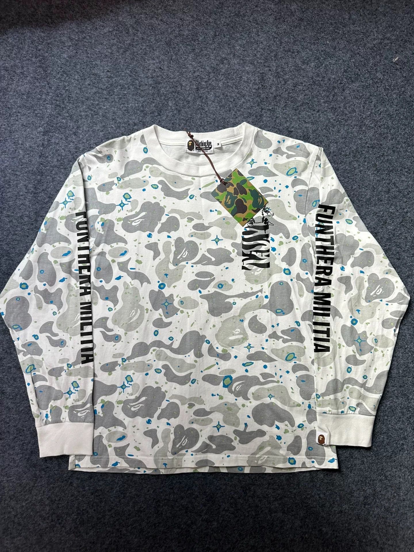Bape Bape T Multi Glow Long Sleeve Tee Size US M / EU 48-50 / 2 - 1 Thumbnail