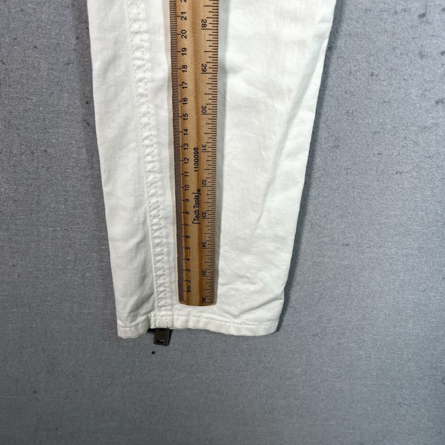 Maison Margiela NWT! Maison Margiela Pants Womens 30 x 29 (Measured) White Ankle Zip Skinny Size 30" / US 8 / IT 44 - 4 Thumbnail