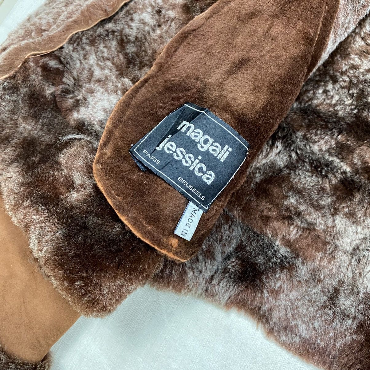 If Six Was Nine Magali Jessica Fur Suede Leather Jacket Size US L / EU 52-54 / 3 - 13 Thumbnail