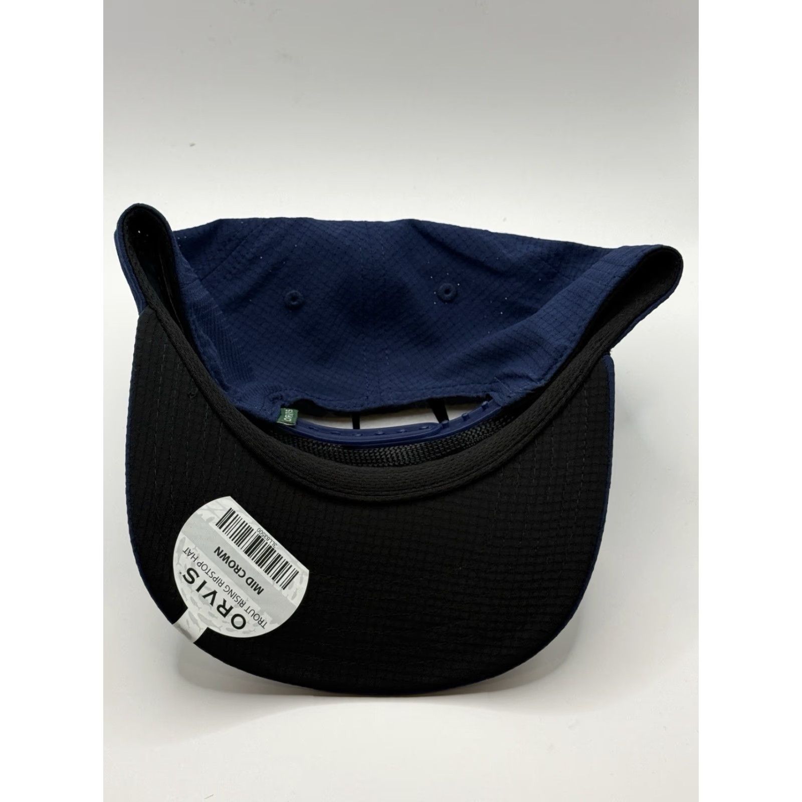 Orvis Orvis Trout Rising RipStop Logo Snap Back Hat Blue Hat Men One Size Ripstop Logo Snap Back Fish Blue NWT Size ONE SIZE - 2 Thumbnail