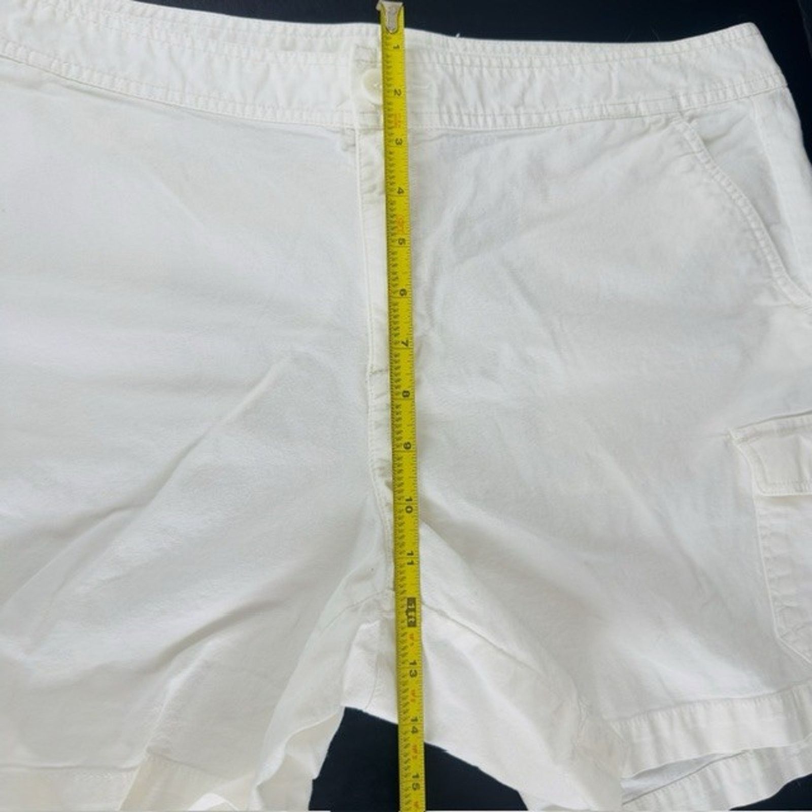 Dockers Dockers Womens White Cotton/Spandex Shorts 16 Cargo Mom VTG Size 38" / US 16 / IT 52 - 10 Thumbnail