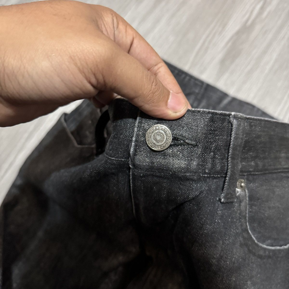 Tornado Mart Tornado Mart Silvered Jeans Size 34" / US 12 / IT 48 - 9 Thumbnail