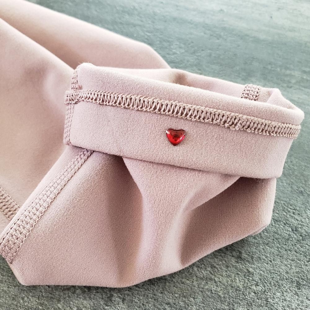 Designer Dust Pink Laced Up LJ High Waisted Legging Size 28" / US 6 / IT 42 - 4 Thumbnail