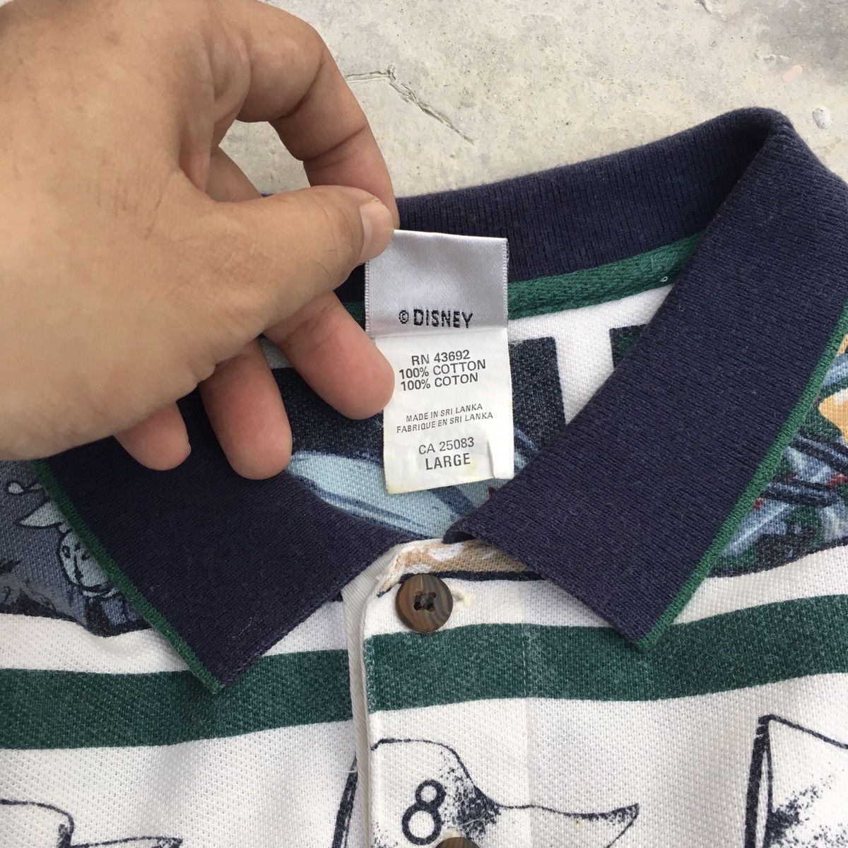 Disney RARE Vintage AOP Disney Polo Golf Size US L / EU 52-54 / 3 - 8 Thumbnail