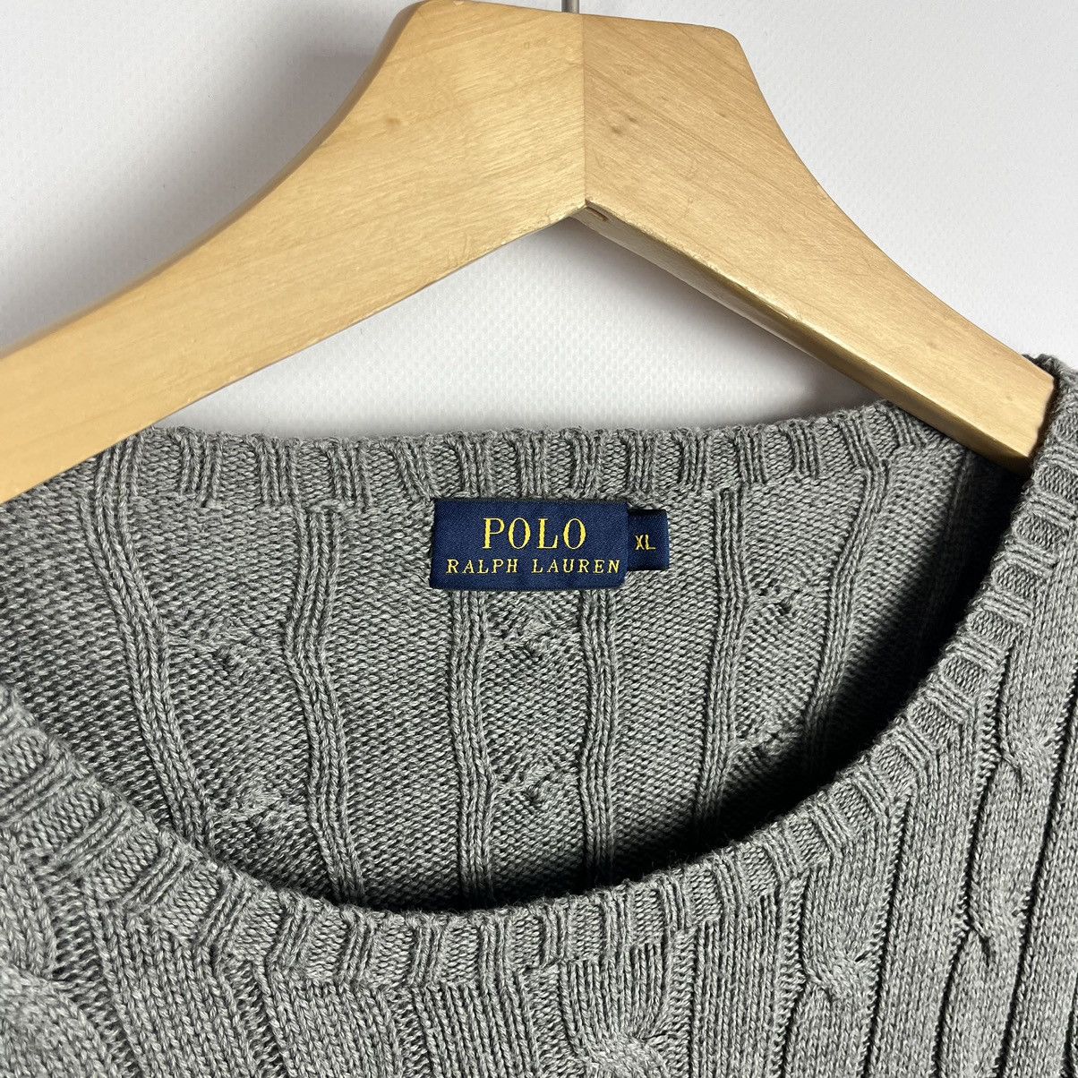 Polo Ralph Lauren Vintage Polo Ralph Lauren Cable Knitted Sweater Logo 90s Size XL / US 12-14 / IT 48-50 - 5 Thumbnail