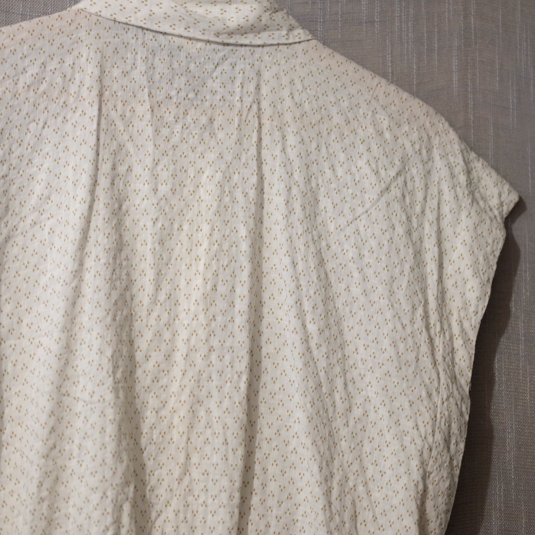 Vintage Nwot! a.n.a. Top Shirt White/Green Button Up Lightweight Women's XXL #H86-11 Shirt Womens XXL White/Dark Green Button-Up Light Weight Size XXL / US 16-18 / IT 52-54 - 7 Thumbnail