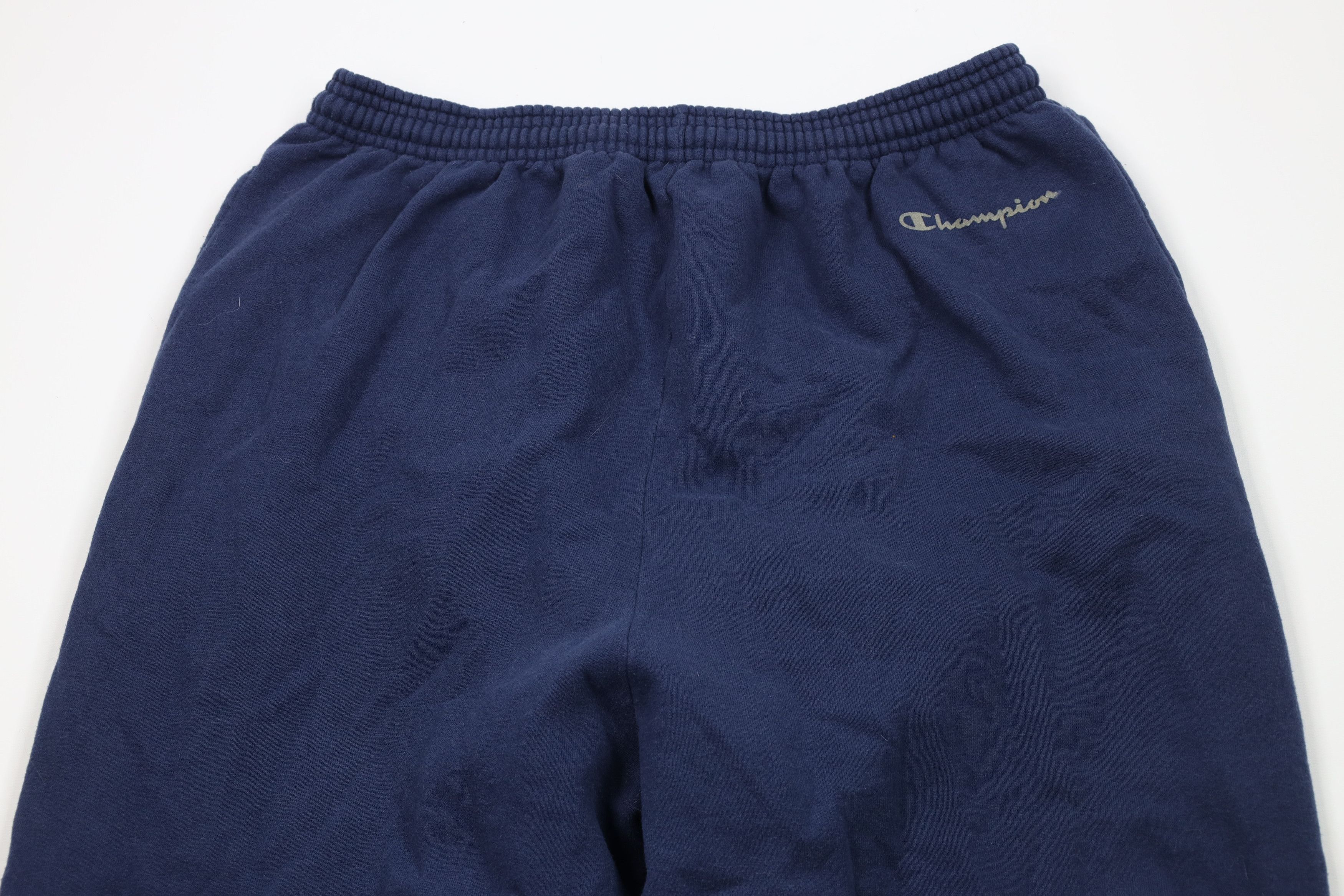 Champion Vintage 90s Champion Spell Out Sweatpants Joggers Pants Blue Size US 36 / EU 52 - 2 Thumbnail