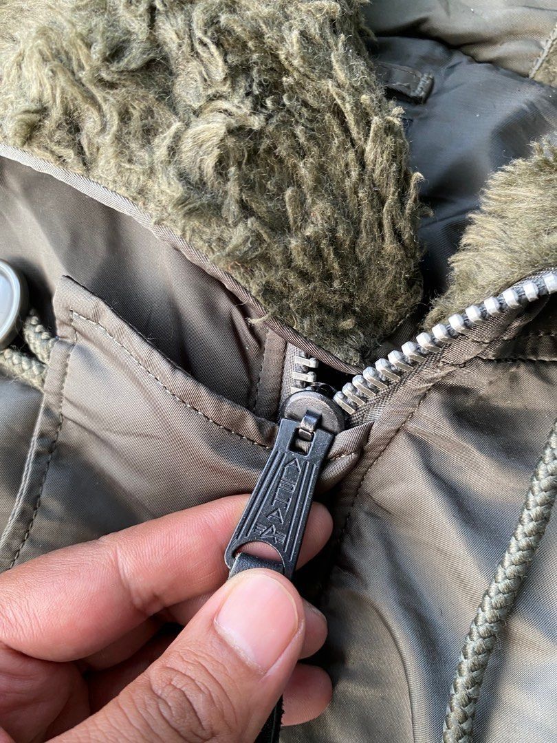 Alpha Industries Offer! X Uniform Experiment Fur Hood Zipp N2B Bomber Jacket Size US L / EU 52-54 / 3 - 6 Thumbnail