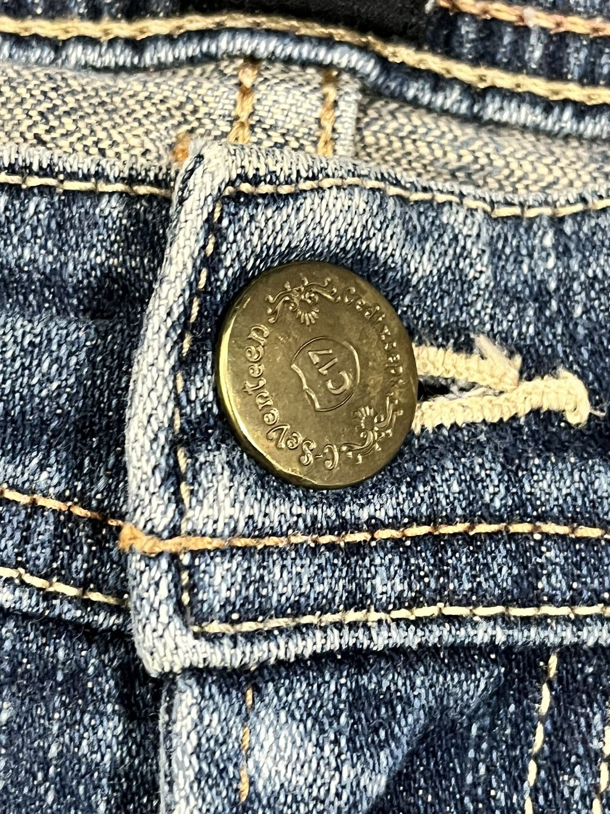 Japanese Brand × Yasuyuki Ishii Vintage Japanese Brand Flare Denim Size US 32 / EU 48 - 6 Thumbnail