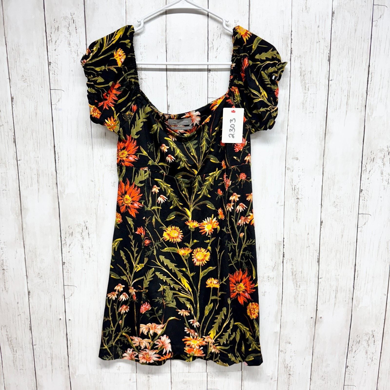 Urban Outfitters Urban Outfitters Dress Size Medium Black Ella Bodycon Mini Size M / US 6-8 / IT 42-44 - 1 Thumbnail