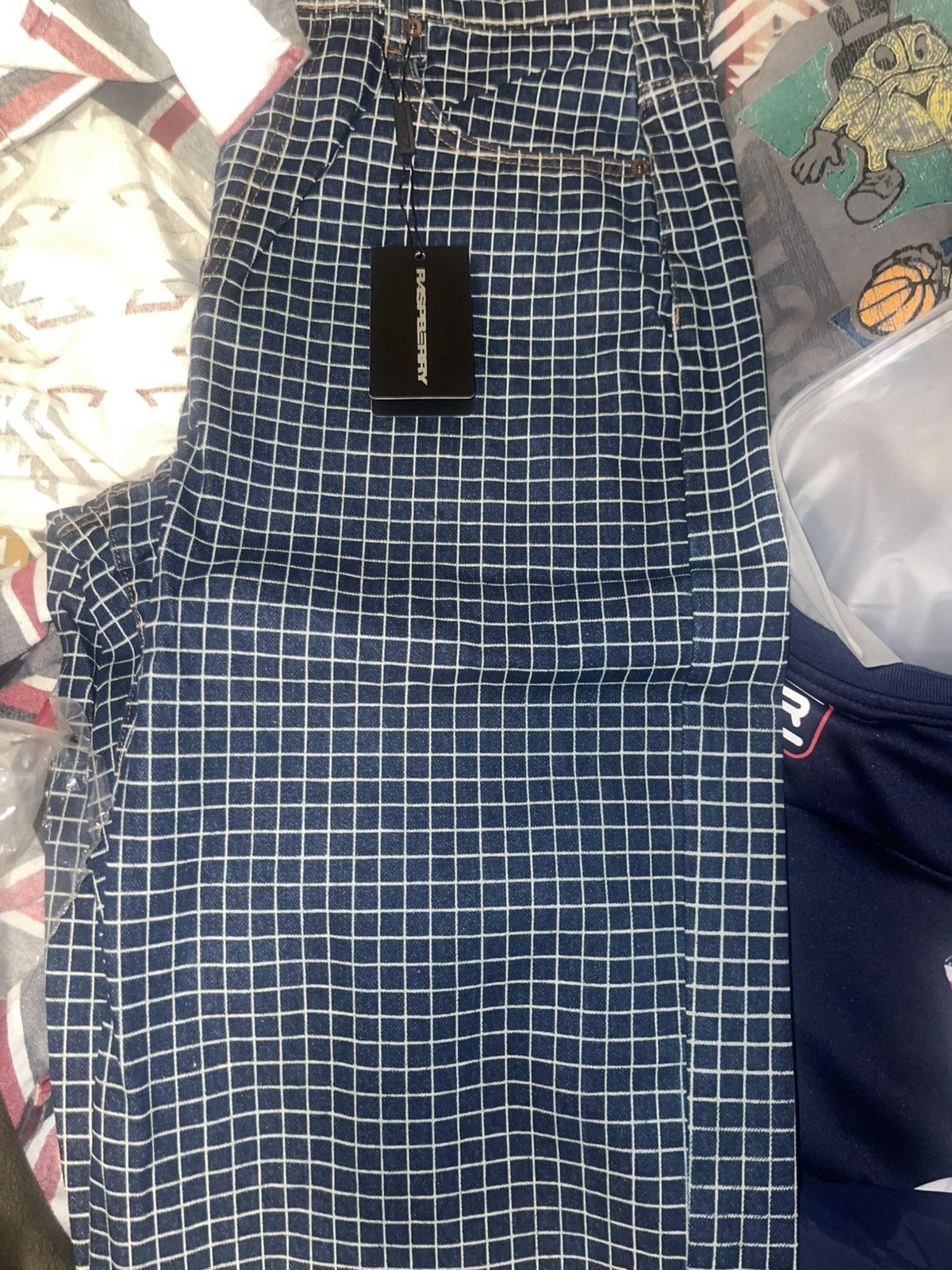 The GV Gallery The Gv Gallery Checkered Denim Size US 32 / EU 48 - 1 Thumbnail