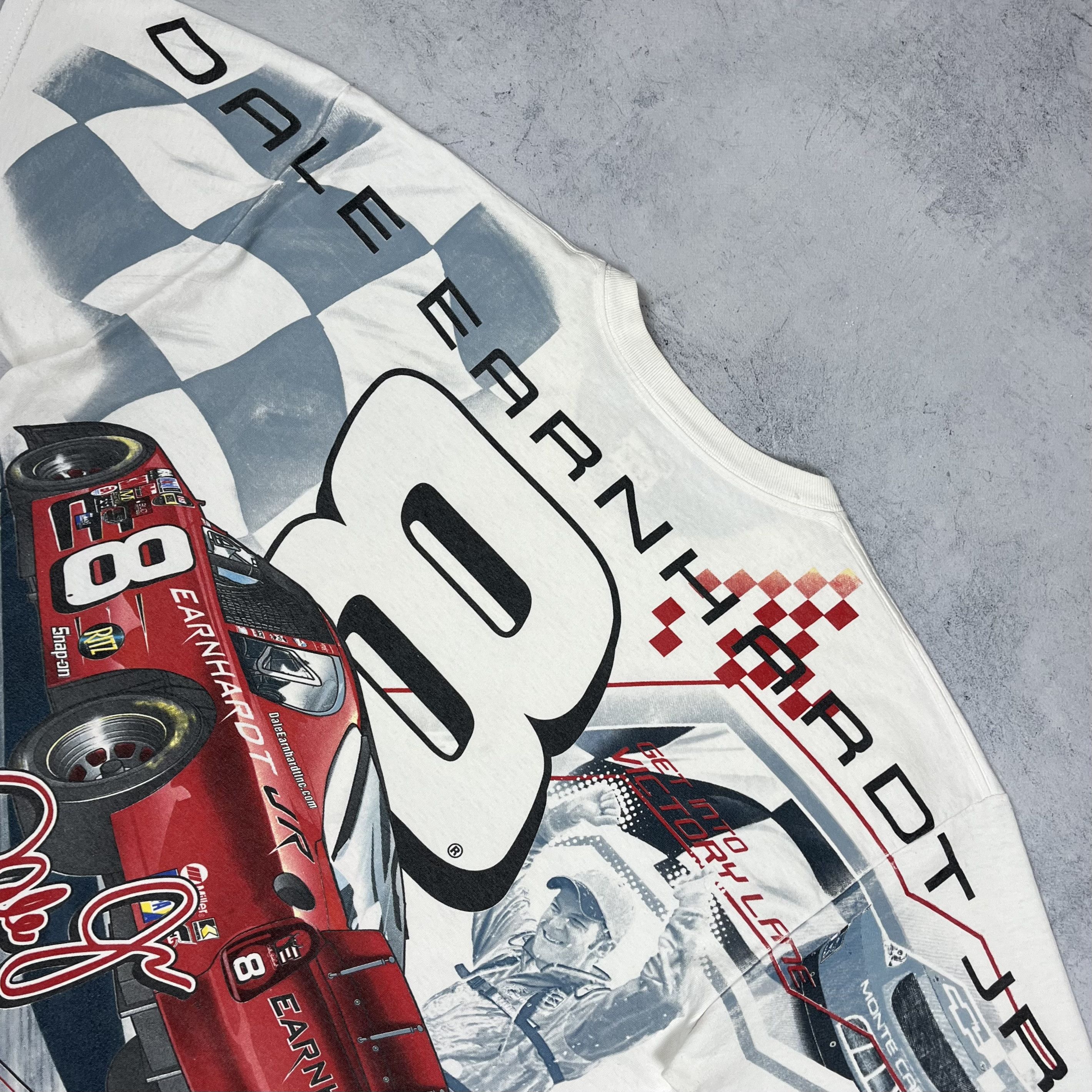 NASCAR Vintage Dale Earnhardt JR Nascar Racing T Shirt 00’s Size US L / EU 52-54 / 3 - 7 Thumbnail