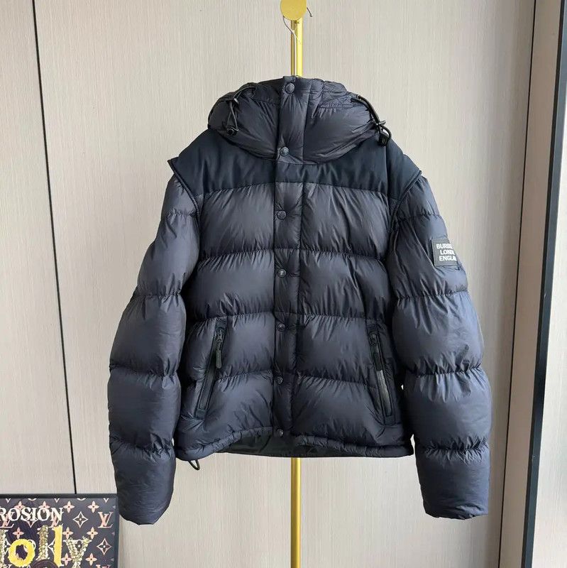 Burberry Burberry Women's Black Nylon Puffer Jacket Size L / US 10 / IT 46 - 1 Thumbnail