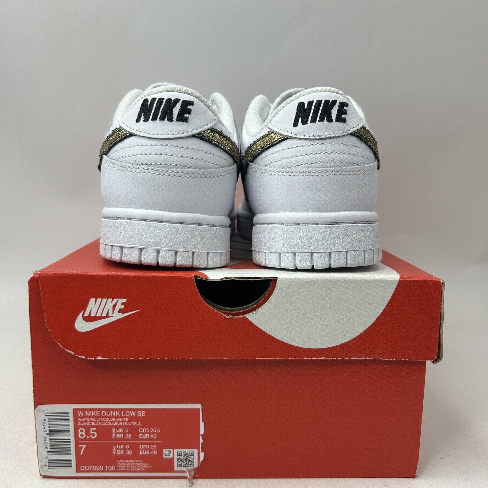 Nike Nike Dunk Low SE WMNS “Primal White Leopard” 2024 Size US 8.5 / IT 38.5 - 4 Thumbnail