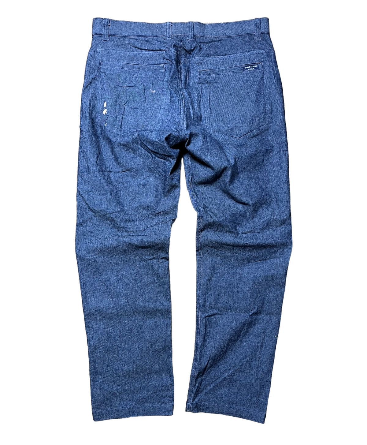 Comme Le Vent Homme Denim Strech Straight Cut Pants
