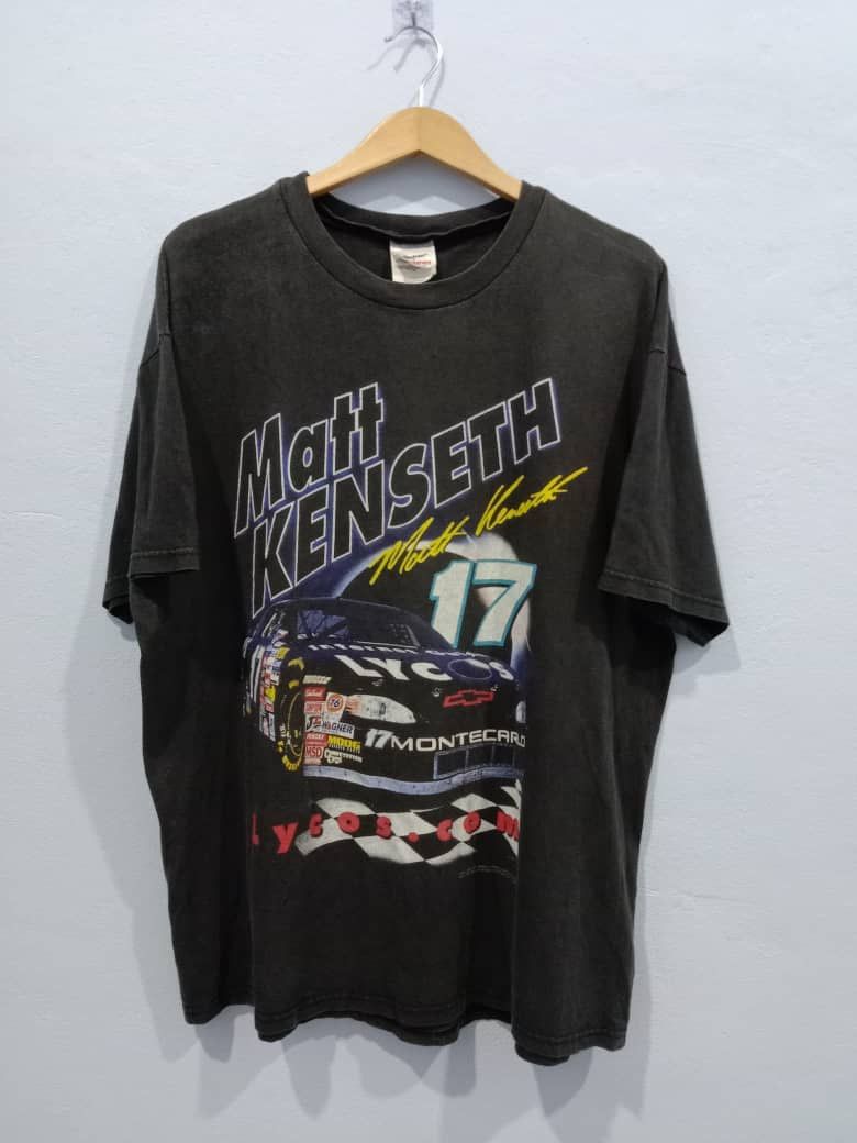 Vintage VINTAGE 90’S NASCAR MATT KENSETH OVERPRINT TEES SIZE XL Size US XL / EU 56 / 4 - 1 Thumbnail
