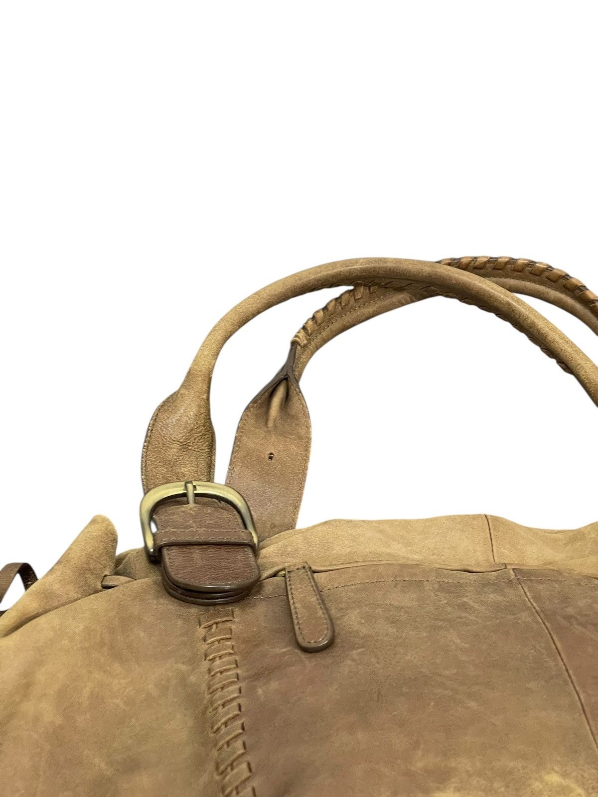 Leather Real Leather Patina Sazaby Japan Tote Shoulder Bag 9🟩 Size ONE SIZE - 18 Thumbnail