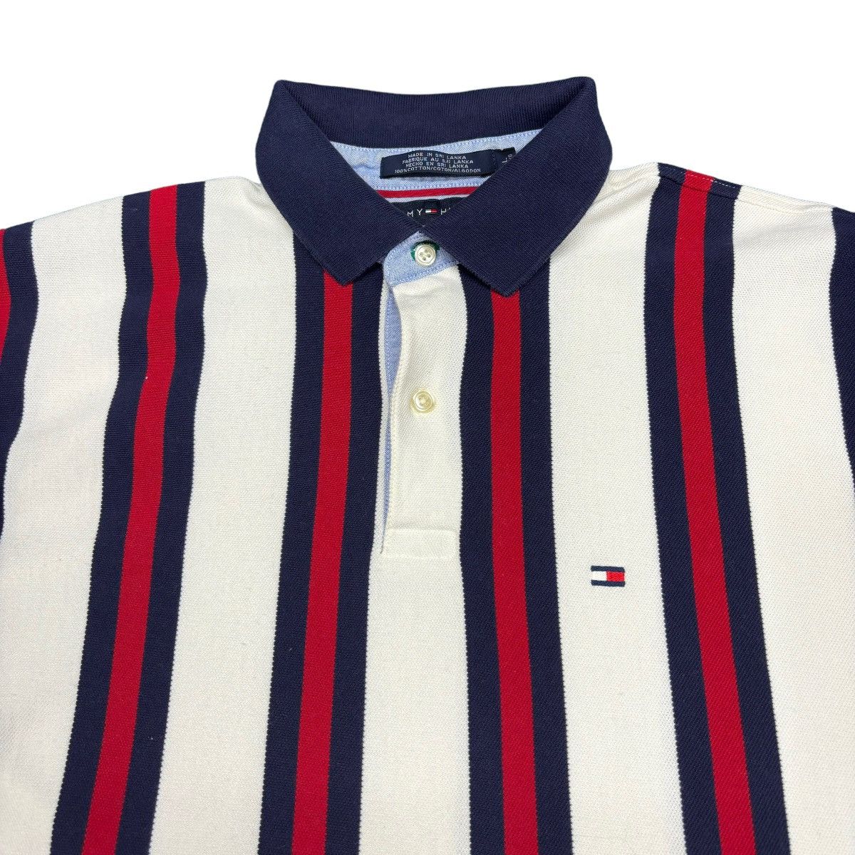Tommy Hilfiger × Vintage Vintage Tommy Hilfiger Polo Shirt Size US L / EU 52-54 / 3 - 2 Thumbnail