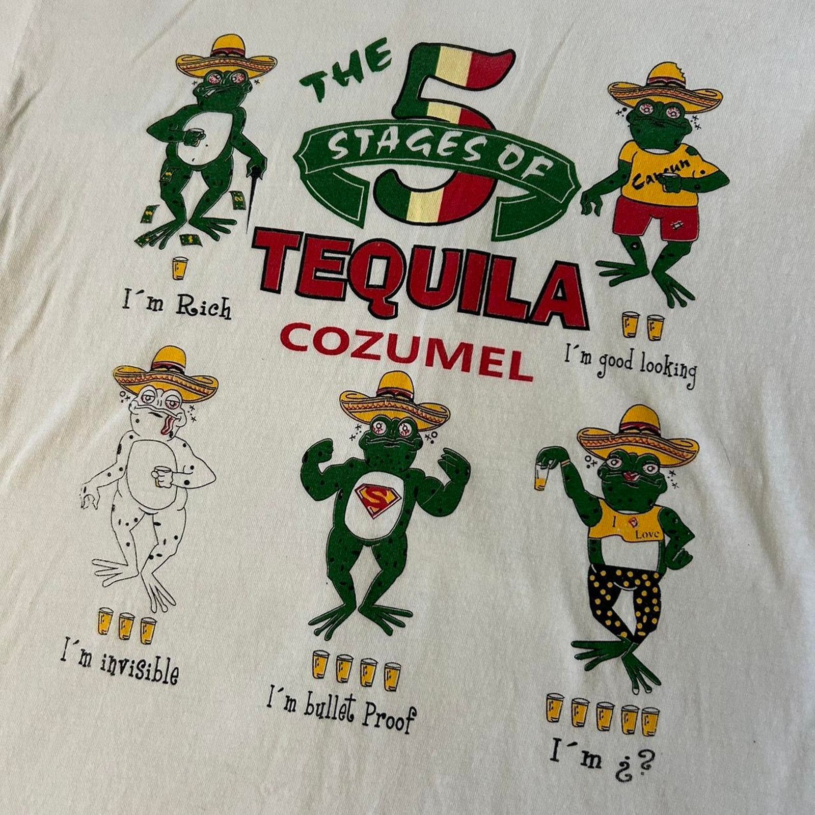 Other Vintage 90s tequila tee Size US M / EU 48-50 / 2 - 2 Thumbnail