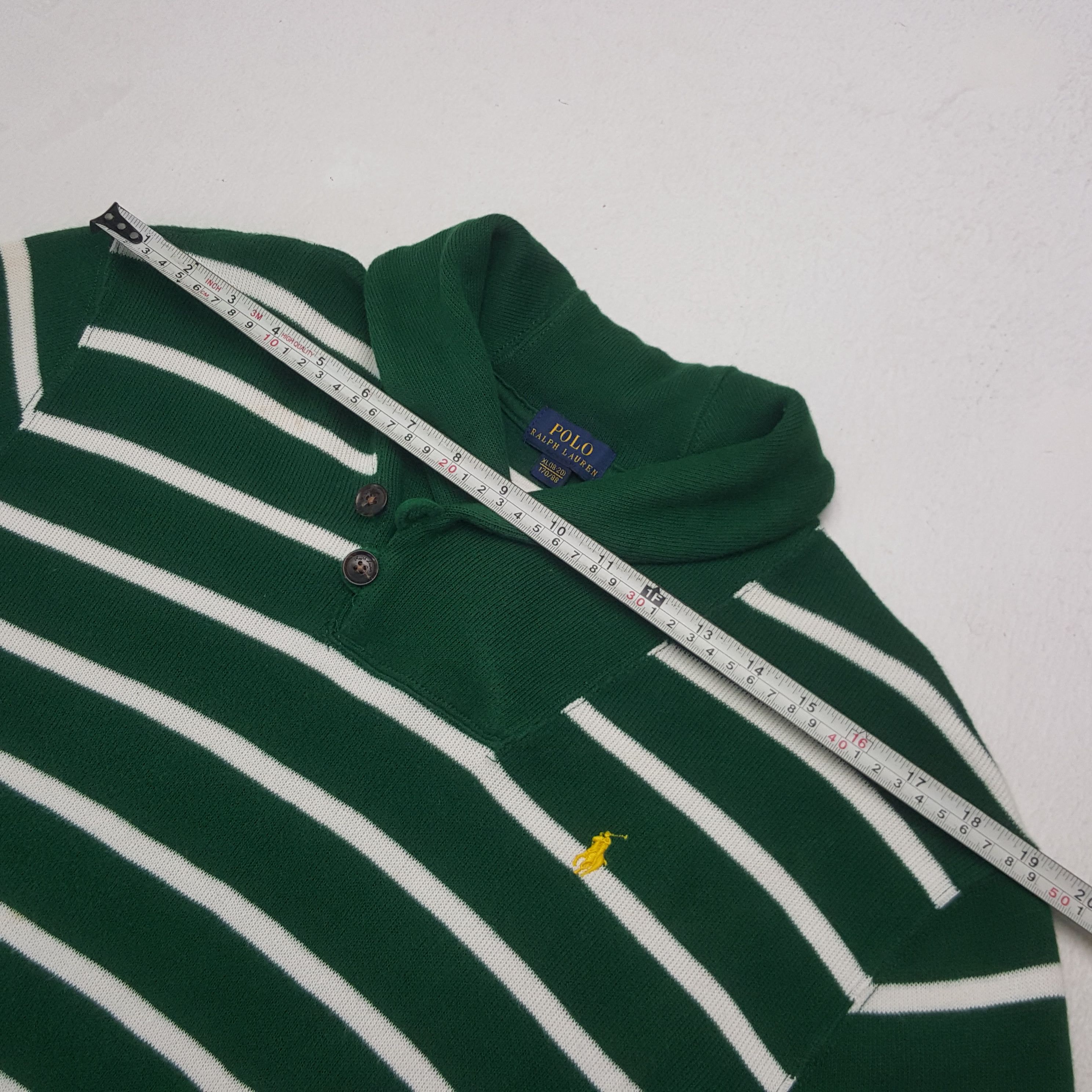 Polo Ralph Lauren × Vintage Vintage Polo Ralph Lauren Striped Sweatshirt Size US S / EU 44-46 / 1 - 5 Thumbnail