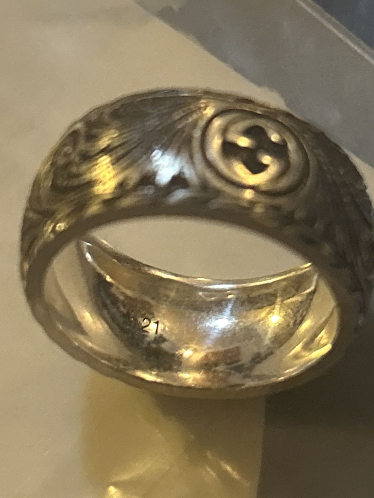 Gucci Gucci Feline Head Sterling Silver Ring US size 9.5 Size ONE SIZE - 3 Thumbnail