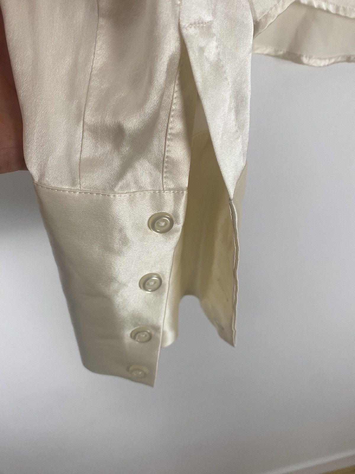 Orseund Iris Orseund Iris Silk Blouse Cream shirt M NYC old money luxury Size M / US 6-8 / IT 42-44 - 8 Thumbnail