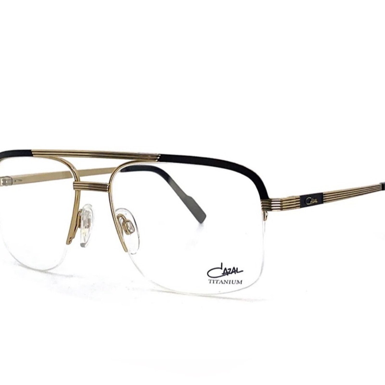 Cazal New CAZAL 7095-C001 Men Glasses in Black and Gold, Authentic Size ONE SIZE - 4 Thumbnail