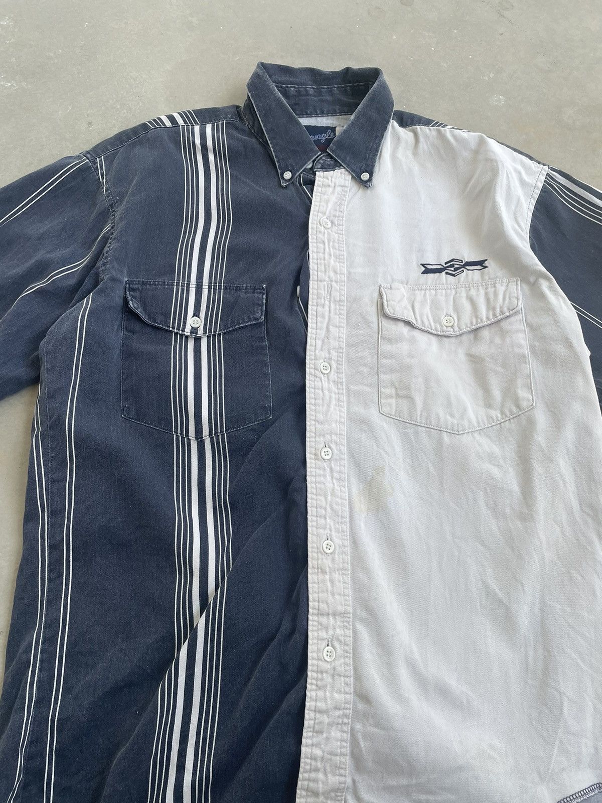 Vintage × Wrangler VINTAGE WRANGLER X LONG TAILS SHIRT Size US M / EU 48-50 / 2 - 2 Thumbnail